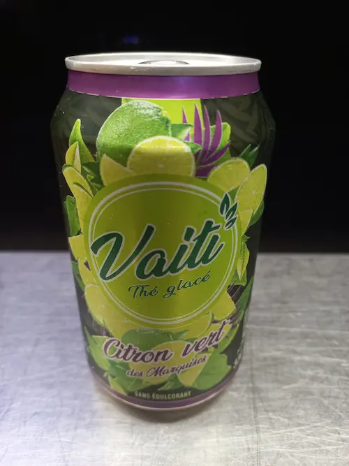 Photo de vaiti citron ou peche 33cl